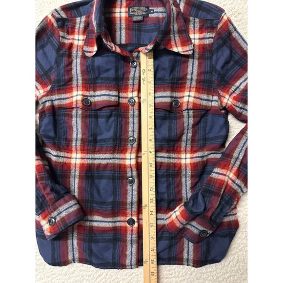 Pendleton Womens Long Sleeve Button Down Plaid Flannel Shirt Small - Picture 3 of 7